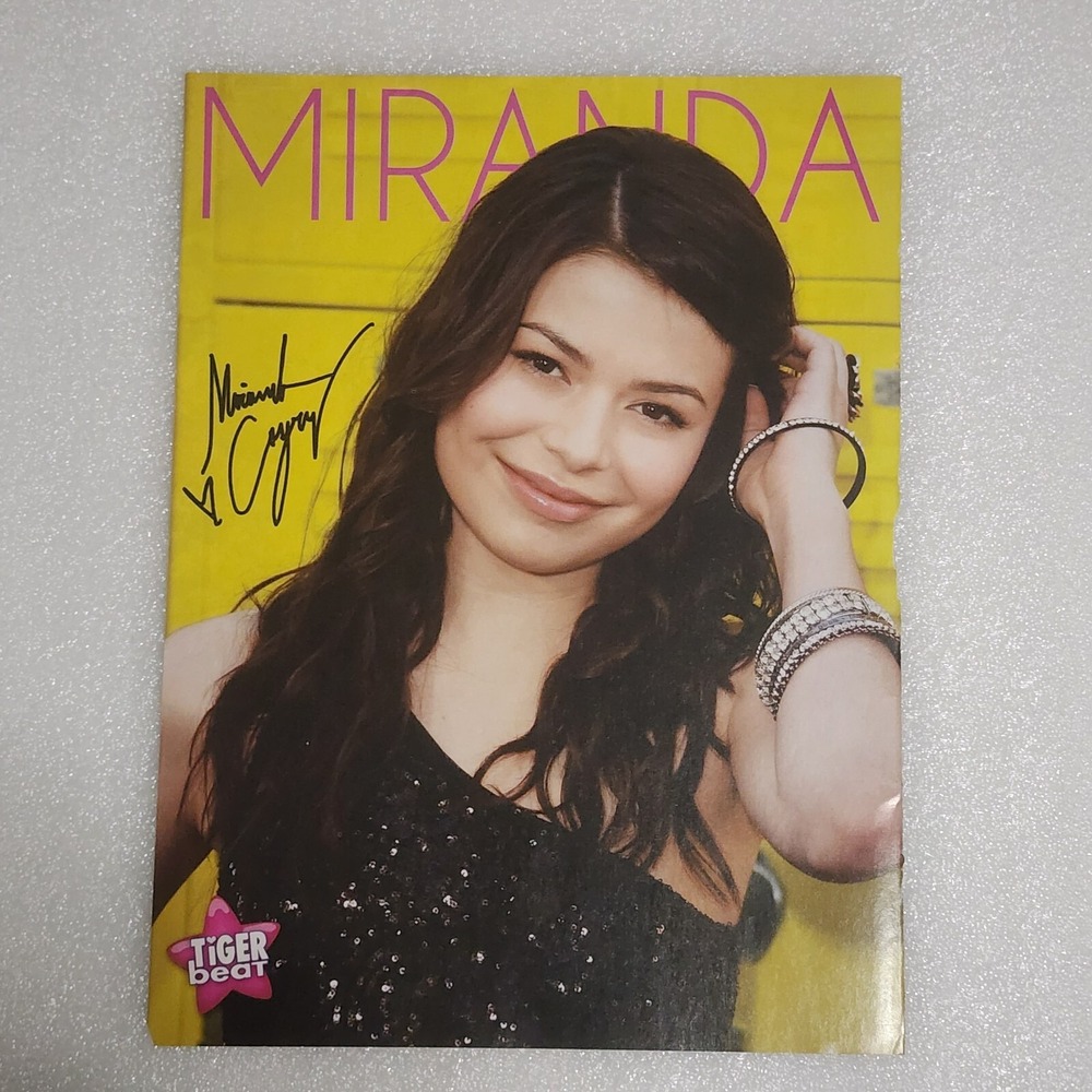 Miranda Cosgrove & Allstar Weekend double-sided poster pinup clipping 8x10 2000s